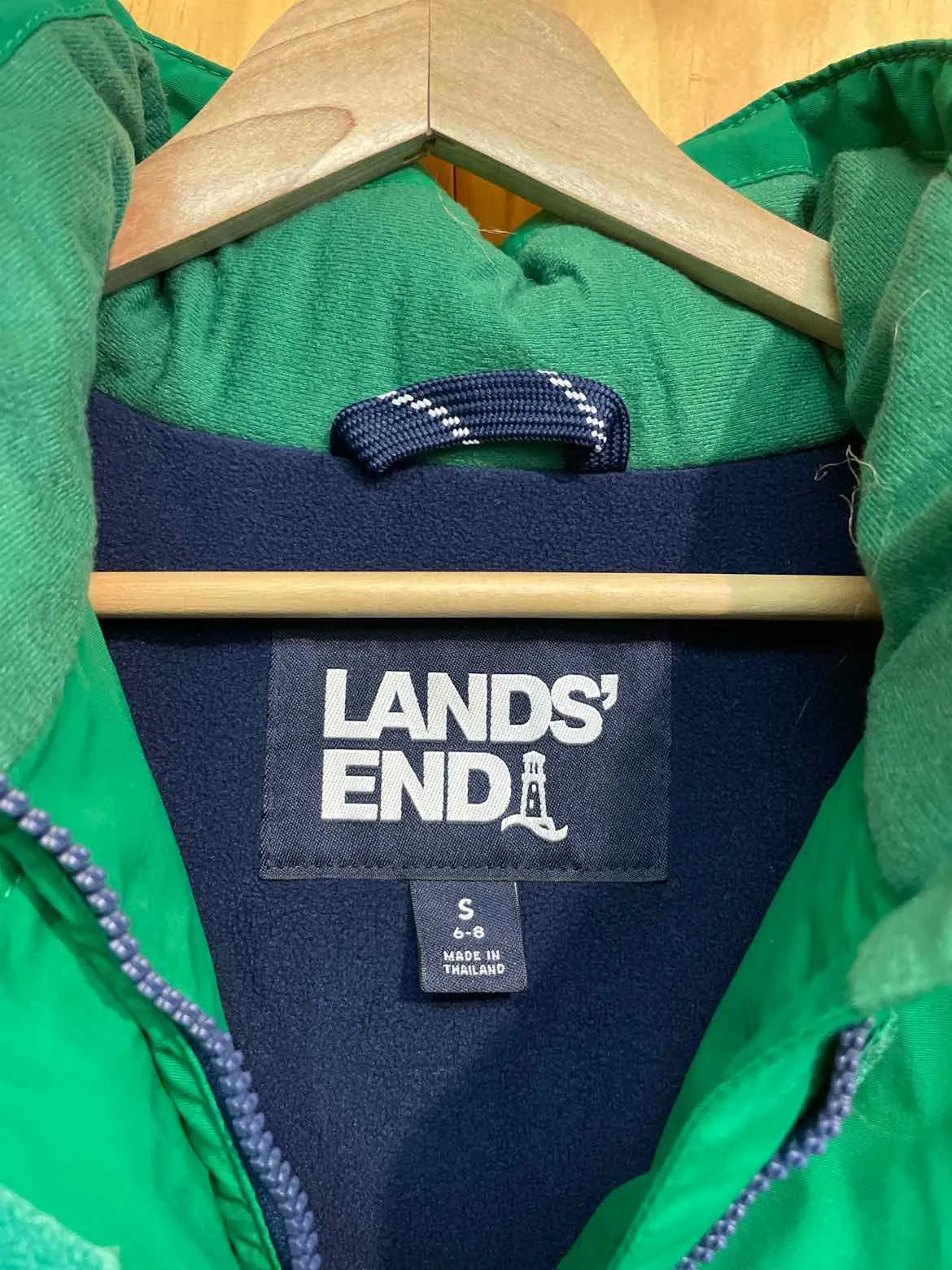 Women Size Small Lands End Green Women's Winter Jacket