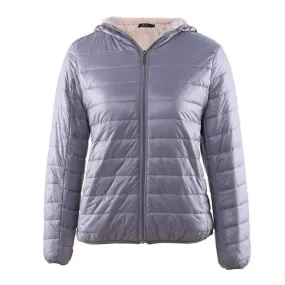 Women Zipper Fleece Basic Jackets Coat