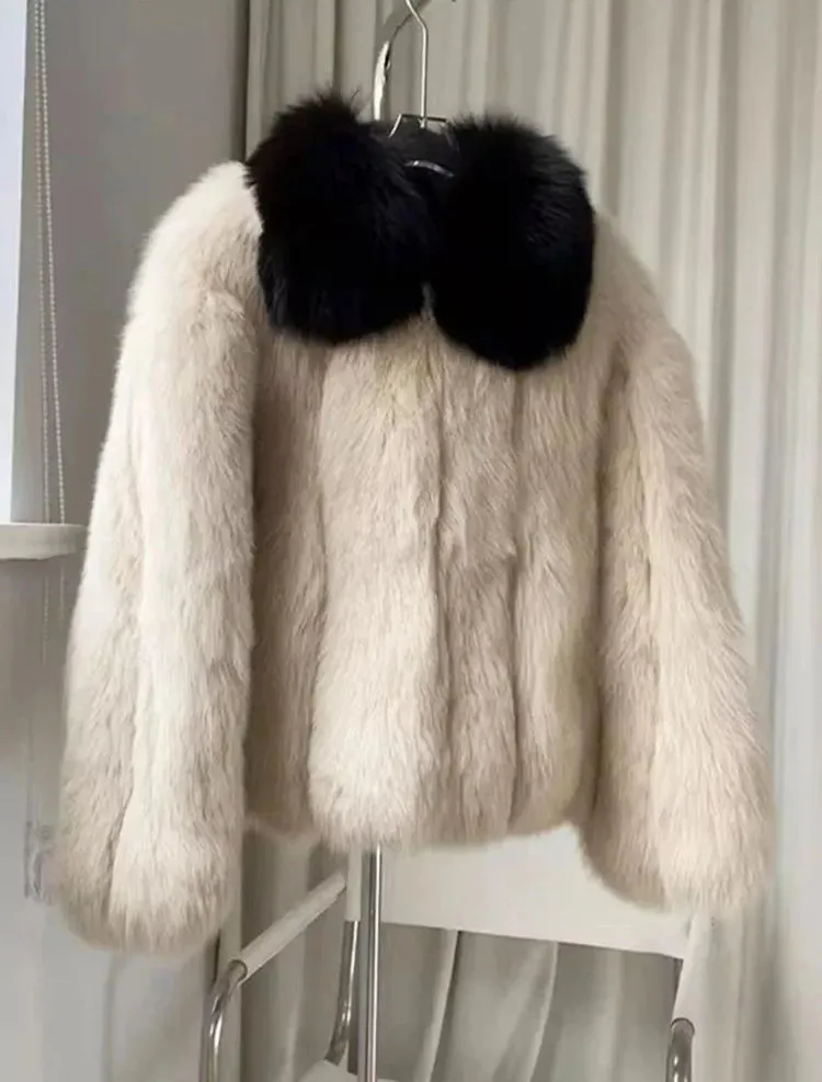 Women's Cozy Luxury Fluffy Faux Fur Coat