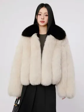 Women's Cozy Luxury Fluffy Faux Fur Coat