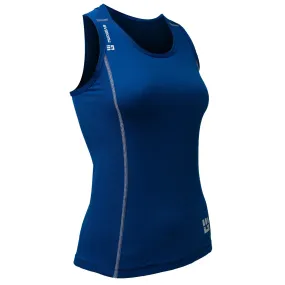 Women's Performance Racerback Tank (Navy)