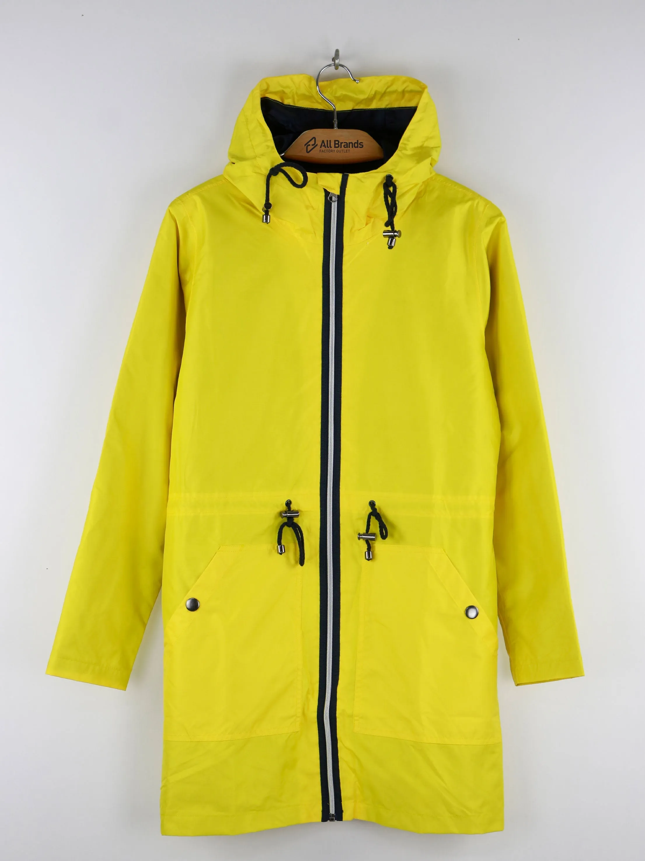 Women's Plain Solid Coat Jacket,Yellow