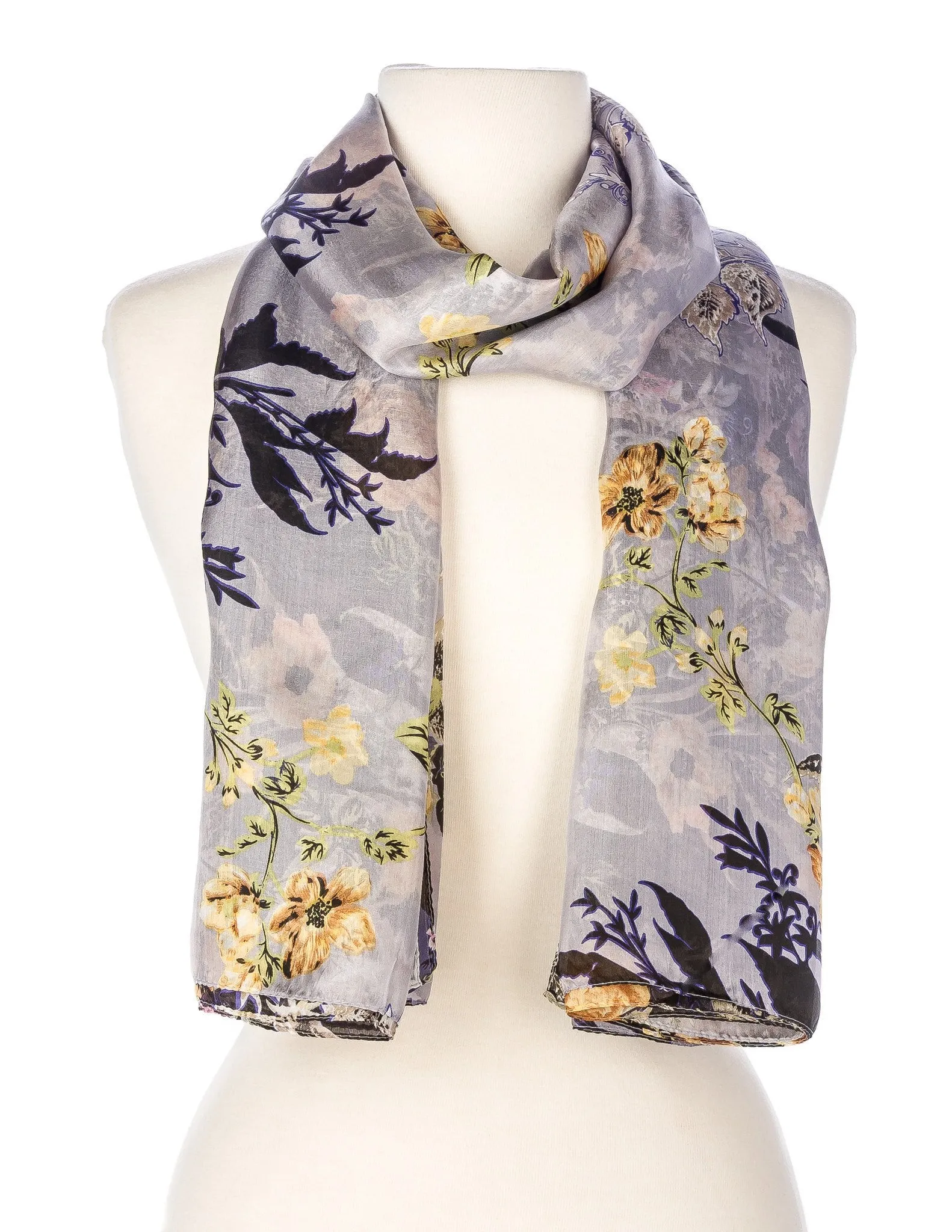 Women's Premium 100% Silk Scarf