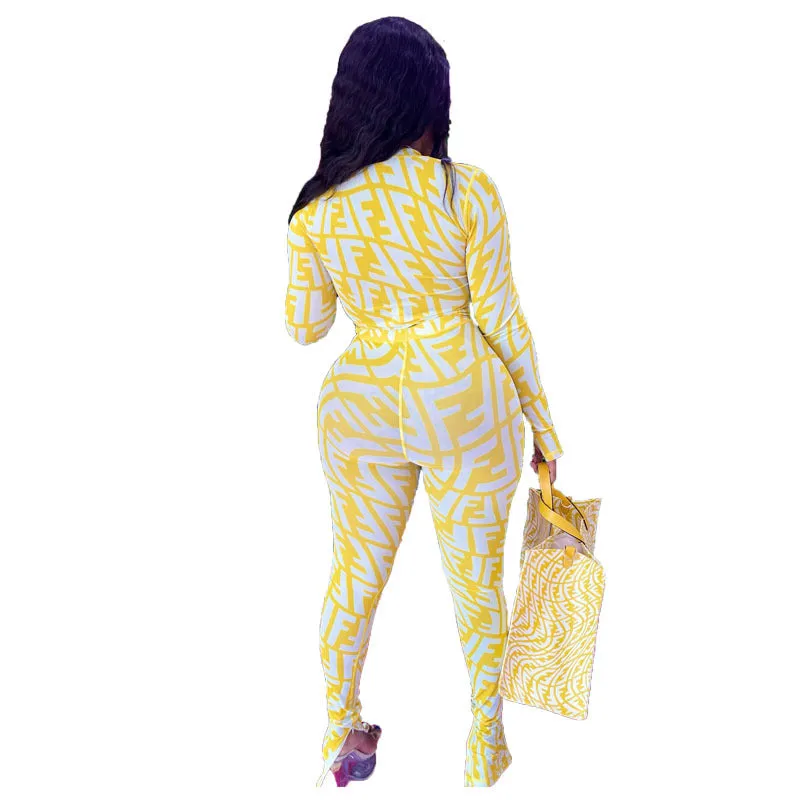 Yellow Tops & Workout Jogger Set - Culture Heaven Special