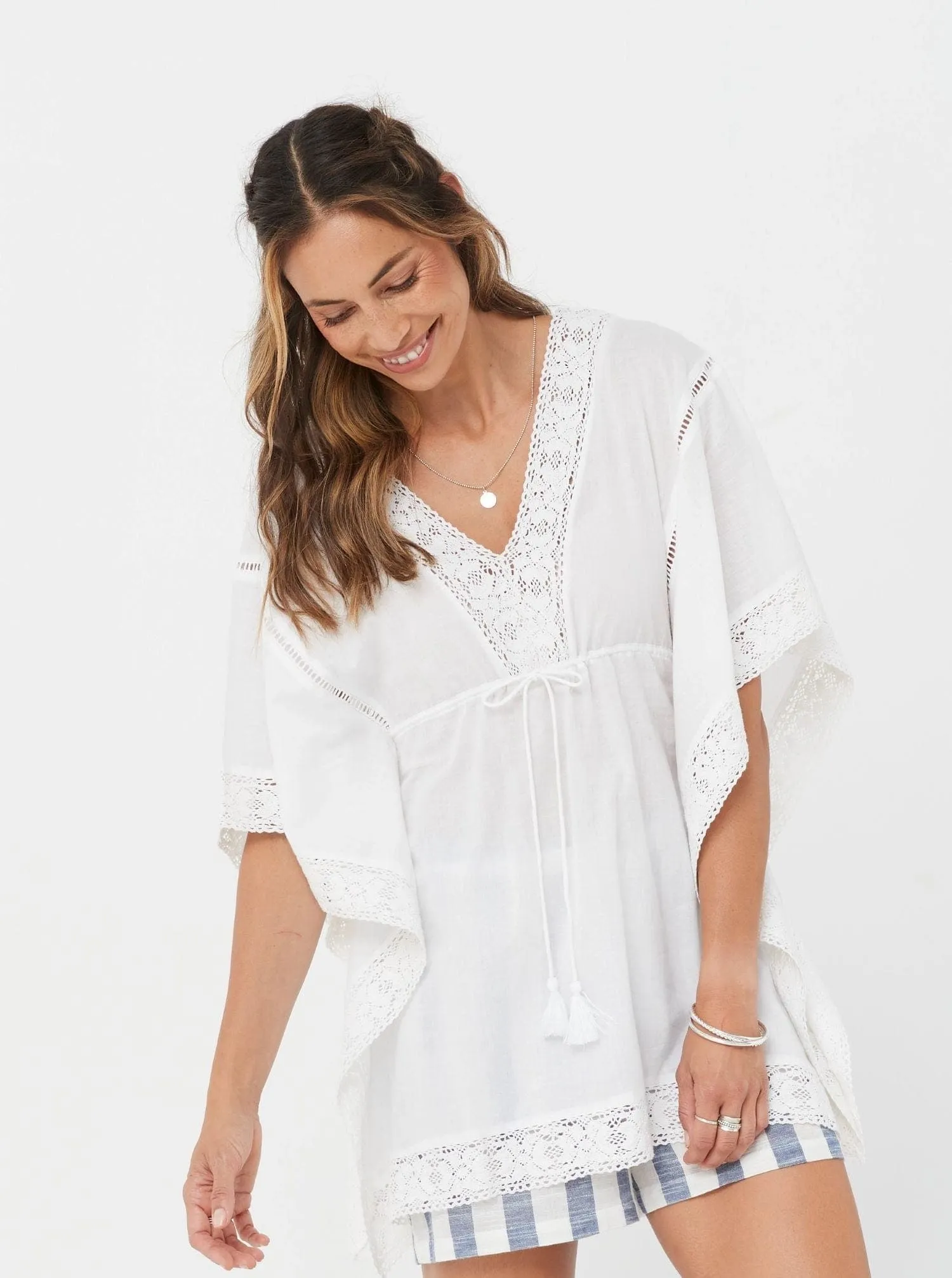 Zoe Tunic - White/Cotton